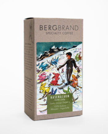 Karton Bergbrand Filterkaffee Hasenalarm 250g